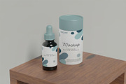 Droper Bottle Cylindrical Box Mockup, a Packaging Mockup by zpackcreative (Thumbnail 2 of 5)