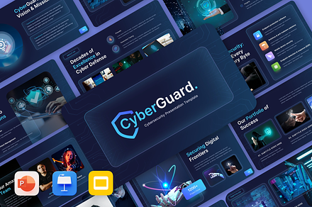 CyberGuard – Cybersecurity, a Presentation Template by Monsgraph Creative Studio