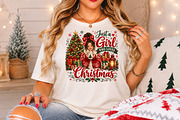 Just A Girl Who Loves Christmas PNG, a Seasonal Illustration by Rose Art (Thumbnail 4 of 4)