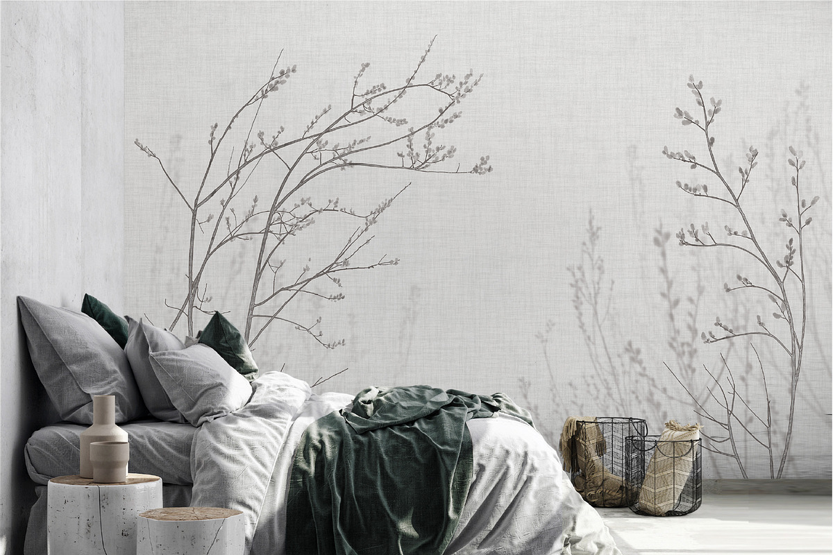 Quiet Fields – landscape wall mural, a Wallpaper Graphic by Timofi Art (Photo 11 of 14)