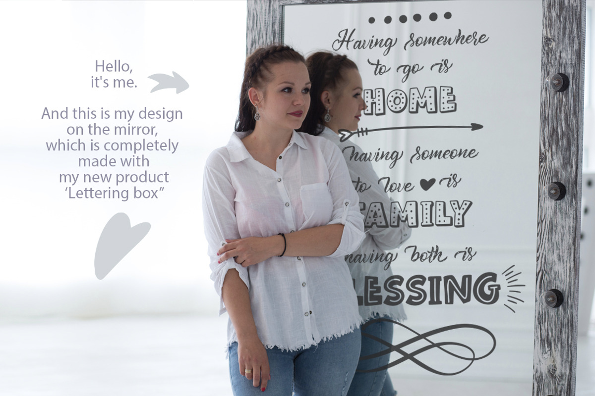 Lettering box. 8 Fonts & Extras!!! preview 3