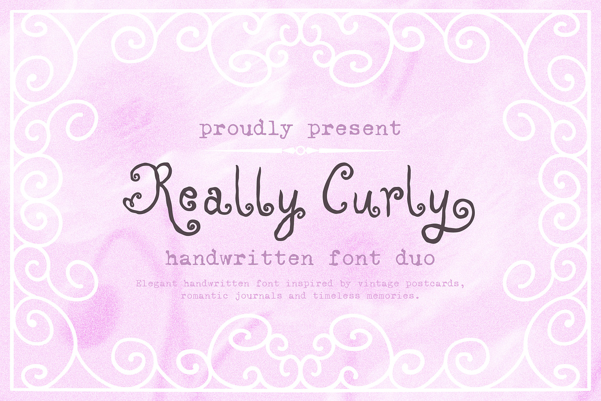 Really Curly Font, a Handwritten Font by AnnArt (Photo 1 of 10)
