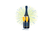 Sparkling Champagne Art Pack, an Object Graphic by Gfx_Store (Thumbnail 6 of 16)