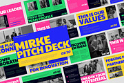 Mirke : Vibrant Color Google Slides, a Presentation Template by Punkl Camp (Thumbnail 1 of 9)