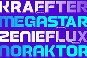 Graind - Futuristic Extended Font, a Sans Serif Font by RagamKata (Thumbnail 6 of 10)