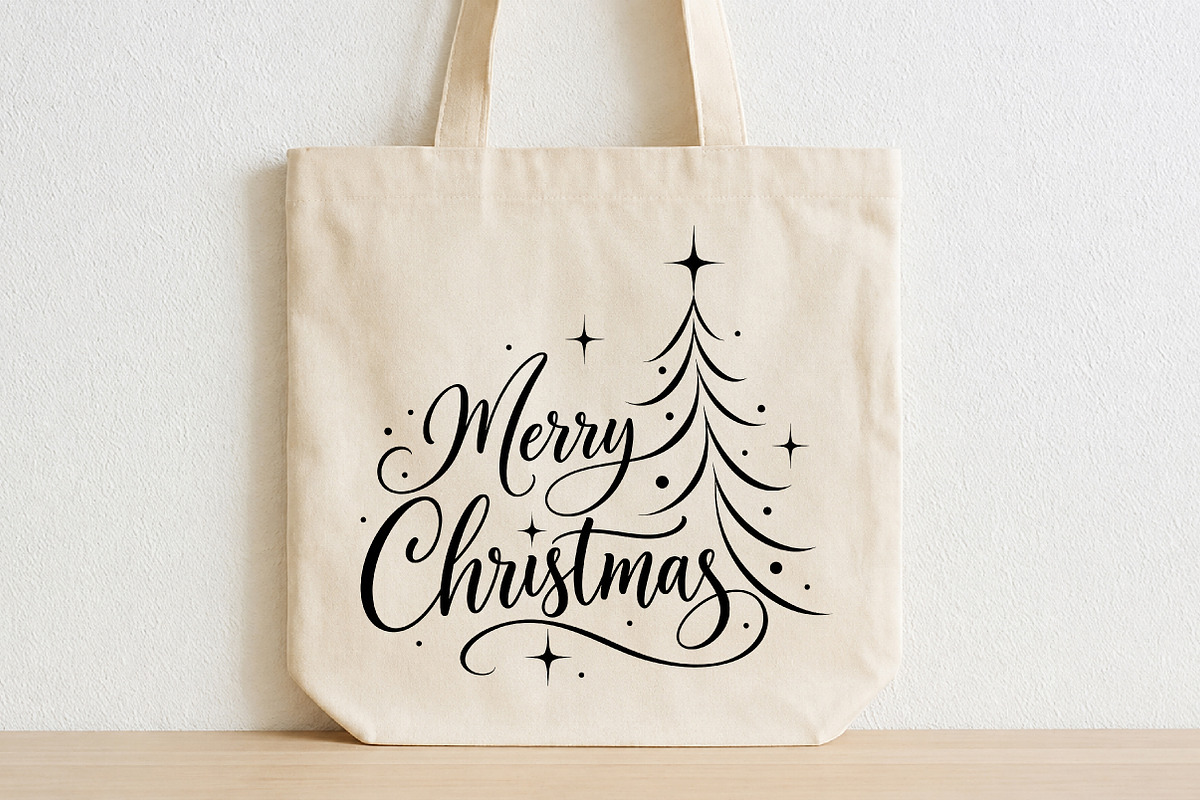 Merry Christmas PNG, a Seasonal Illustration by CraftArtStudio (Photo 2 of 4)