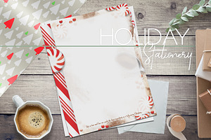 Peppermint Baker Stationery