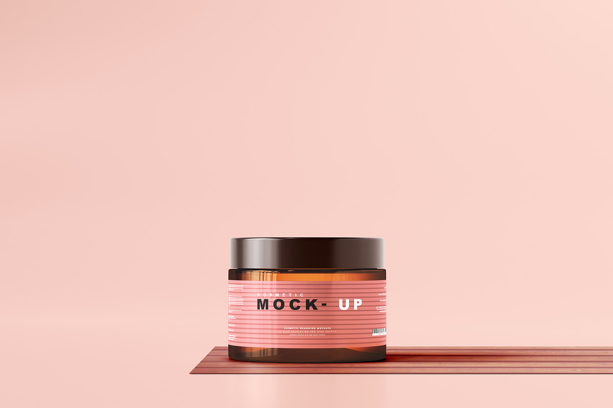 250+ Cosmetic Branding Mockup Bundle, a Cups & Container Mockup by pmvch (Photo 127 of 273)