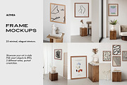 Althea- Minimal frame mockup bundle, a Print Template by Negative Space (Thumbnail 1 of 7)