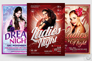 Ladies Night Flyer Bundle V1, a Flyer Template by ThatsDesignArt (Thumbnail 1 of 9)