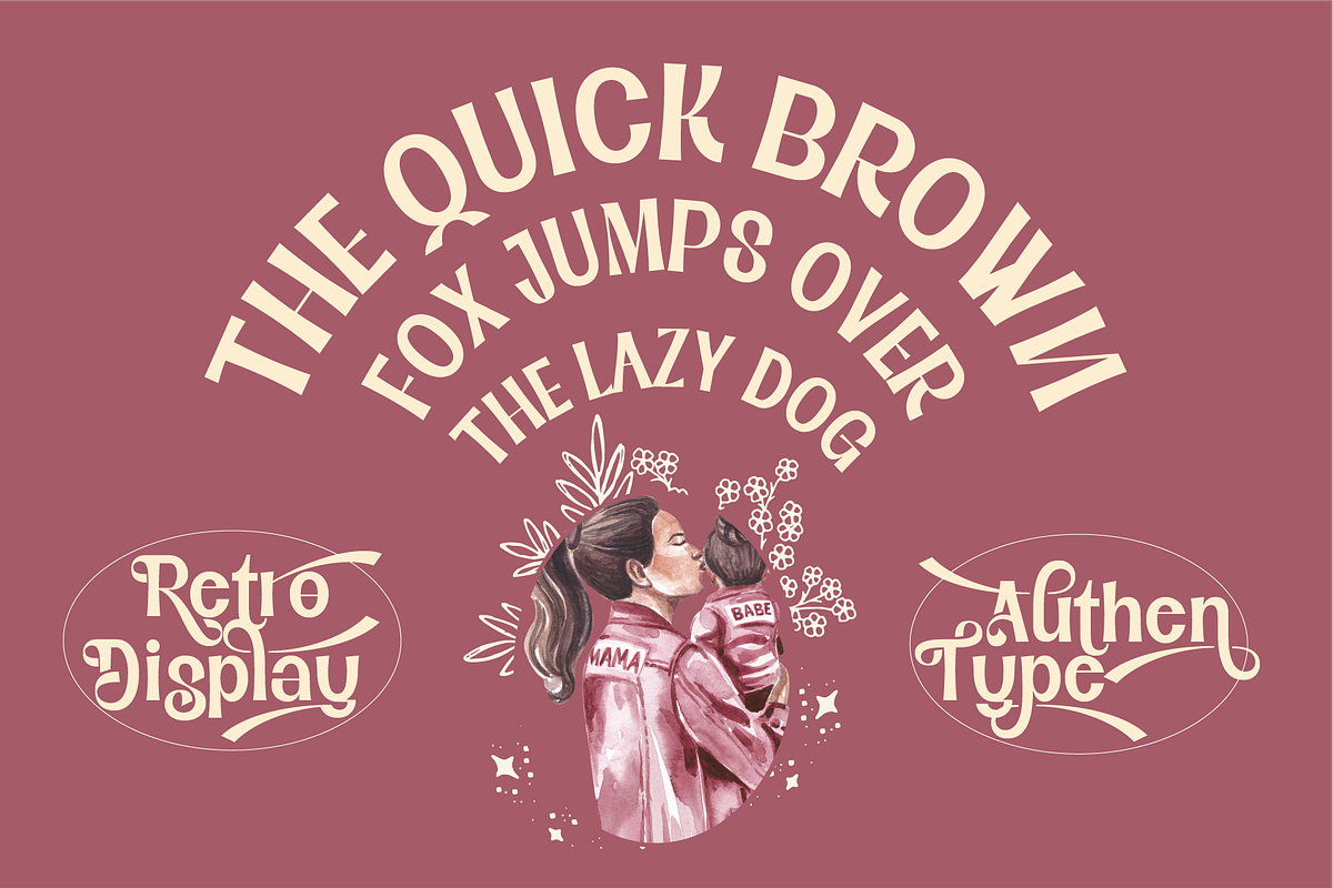 Black Sansa - Retro Display Font, a Font by AuthenType (Photo 2 of 12)