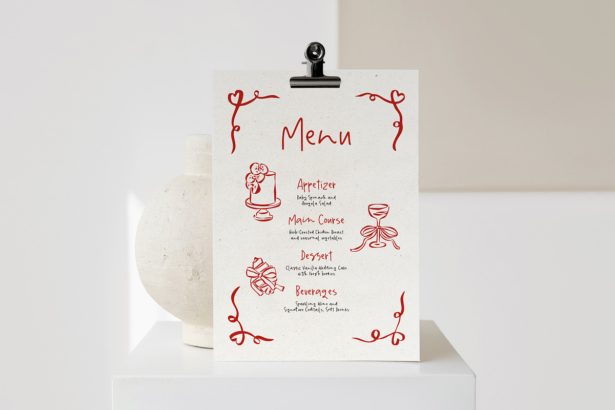 Whimsical love and wedding doodles, an Object Graphic by DesignThatMatters (Photo 8 of 11)