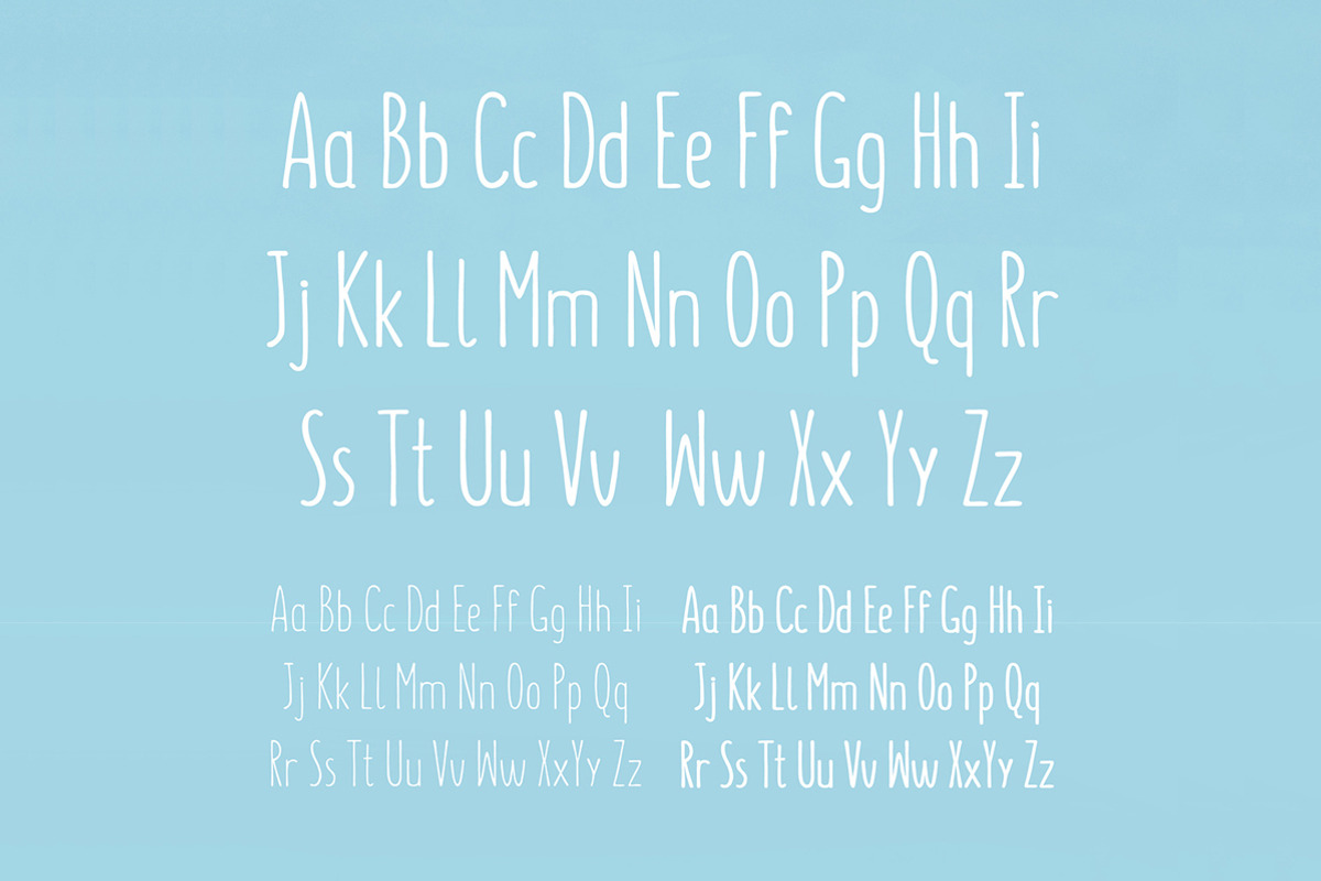 Summer Font preview 5