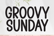 Groovy Sunday | Script Font