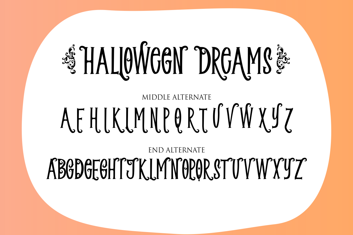 Halloween Dreams | A Font Duo, a Script Font by Fikryal Studio (Photo 19 of 20)