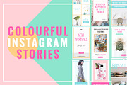 COLORFUL Instagram Stories, a Social Media Template by NordWood (Thumbnail 1 of 10)