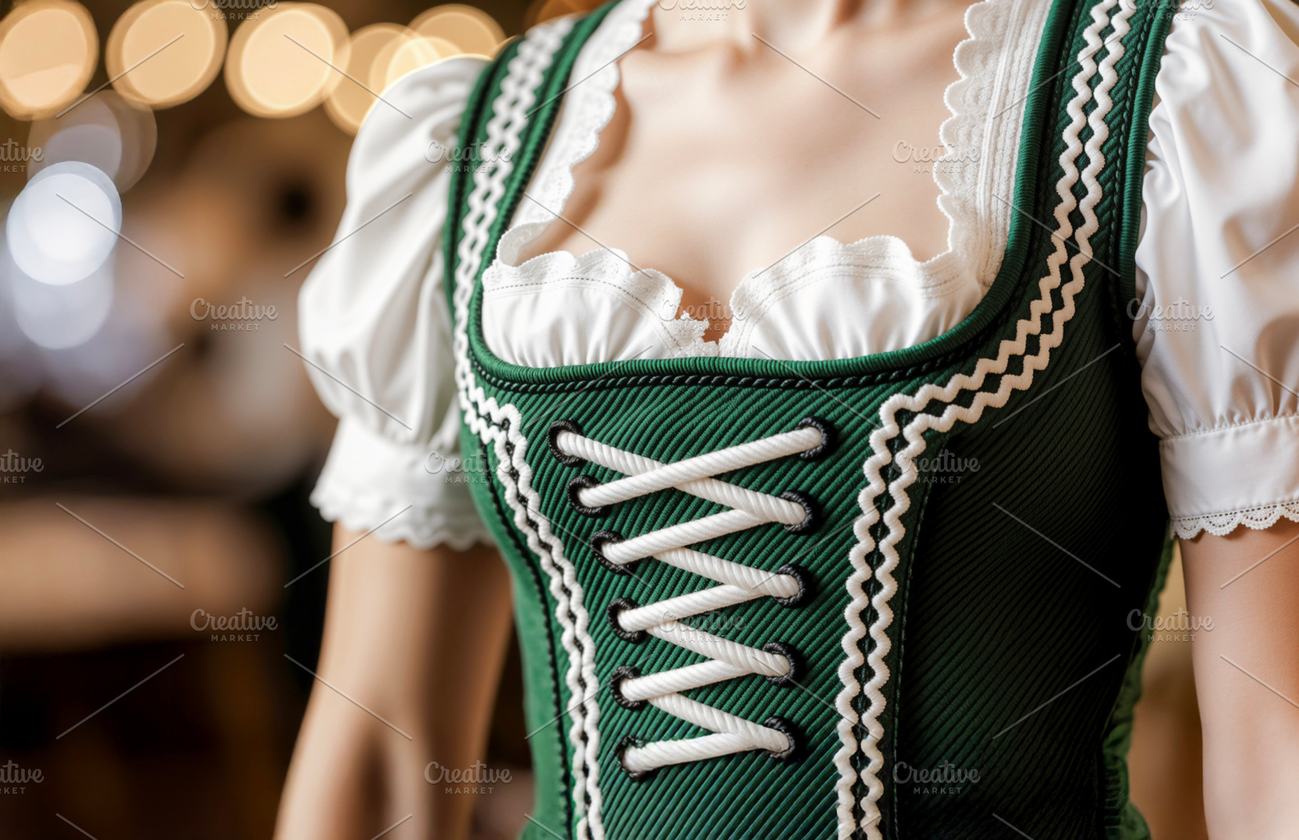 Close-up of a traditional Bavarian, a Photo by rarrarorro