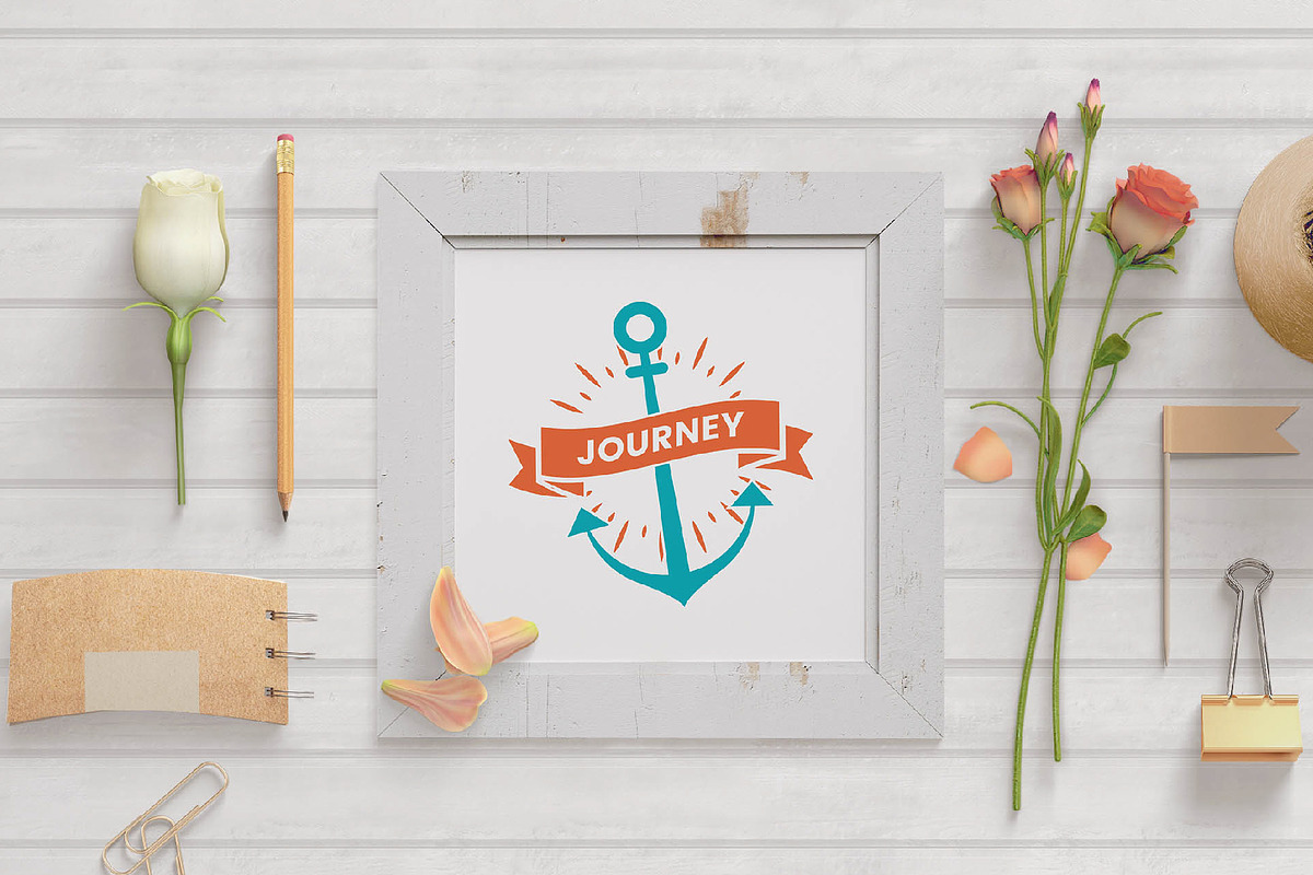63 SUMMER VINTAGE BADGE & RIBBON, a Branding & Logo Template by Toonsteb (Photo 10 of 16)