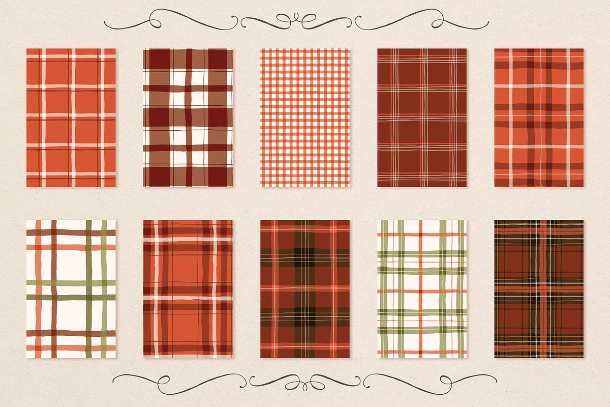 Christmas Plaid Patterns, a Pattern Graphic by PATTERNS etc. (Photo 10 of 16)