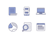 Marketing Doodle Icons Set, an Object Illustration by studiogstock (Thumbnail 2 of 4)