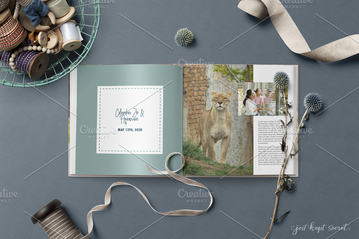 12x12 Family Photobook Template, a Templates & Theme by Jest Kept Secret (Photo 3 of 6)