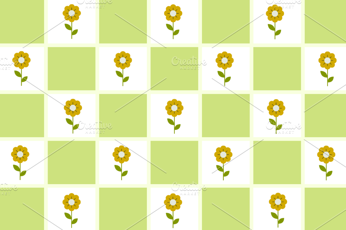 10 wallpaper flower pattern, a Pattern Graphic by byfloraison (Photo 5 of 5)