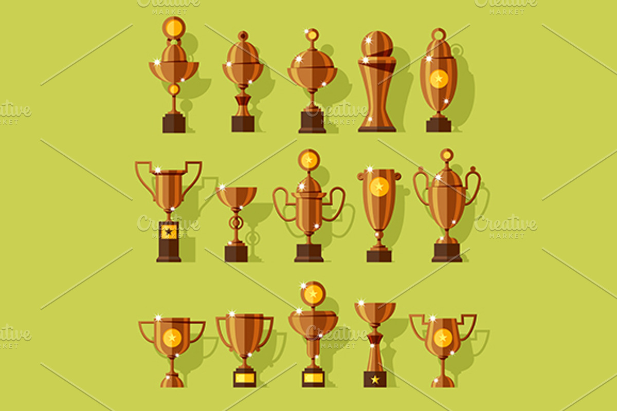 Award Cups Set preview 4