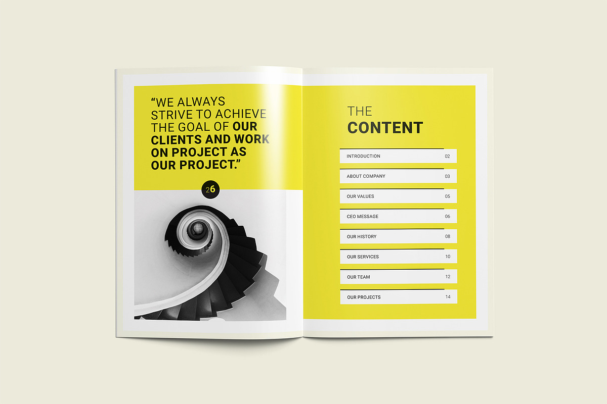 Business Brochure Template, a Brochure Template by WOWPro (Photo 3 of 10)