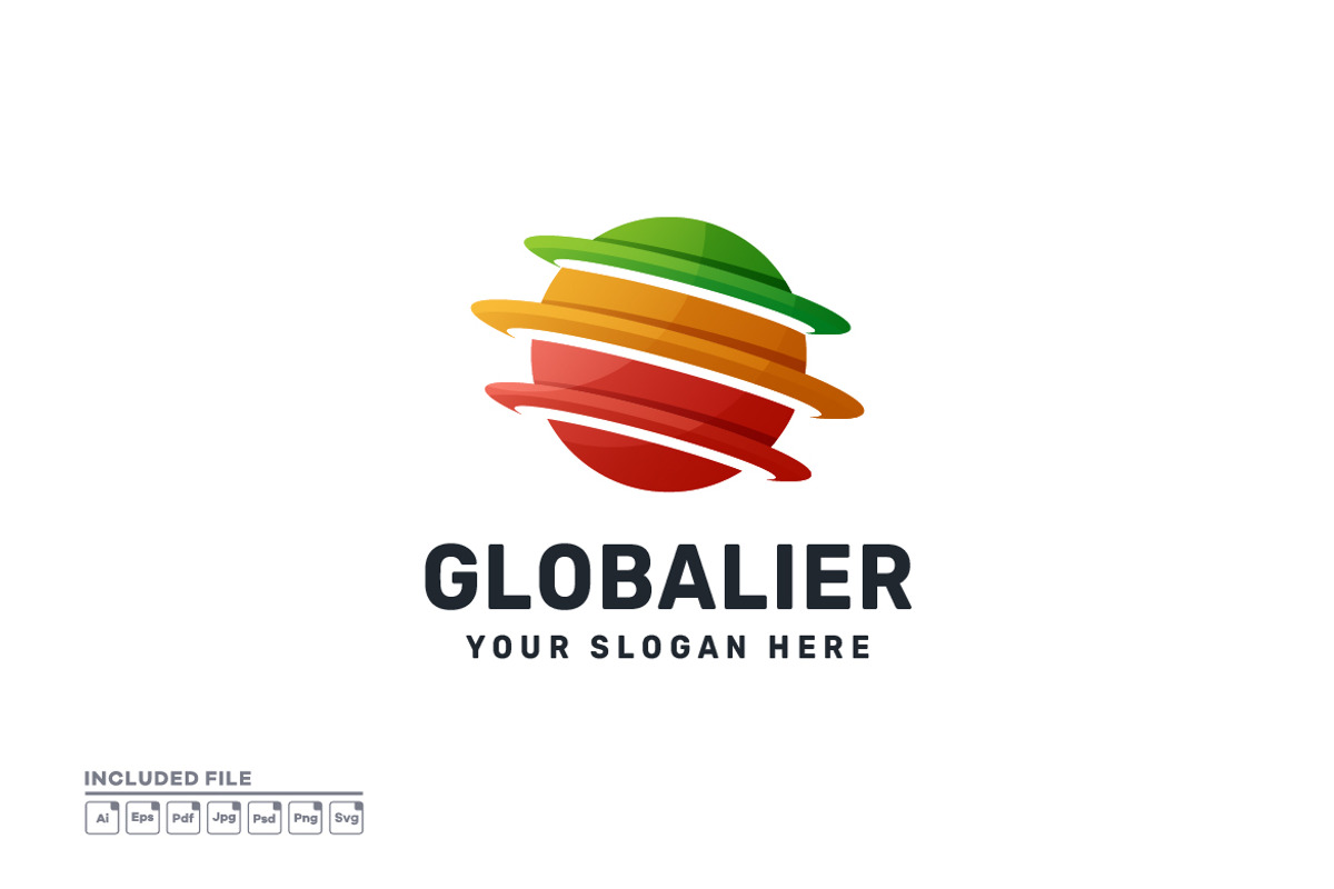 Modern Gradient Galaxy Planet Logo, a Branding & Logo Template by yuanesei