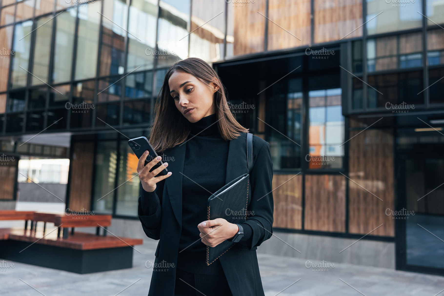 Confident and serious businesswoman, a Business Photo by Artem Varnitsin