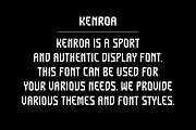 Kenroa - Sport Font, a Sans Serif Font by Iqsiart Studio (Thumbnail 4 of 6)
