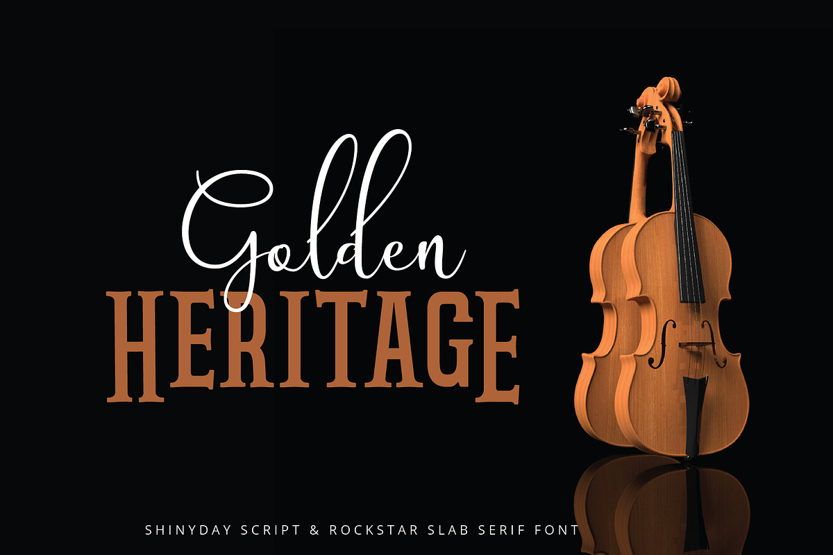Shinyday & ROCKSTAR font duo preview 5