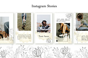 Instagram Post and Stories Template, a Social Media Template by OlgaSerbun (Thumbnail 4 of 7)