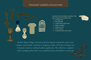 Twilight Garden Vintage Collection, a Decorative Illustration by StudioLapis (Thumbnail 4 of 8)
