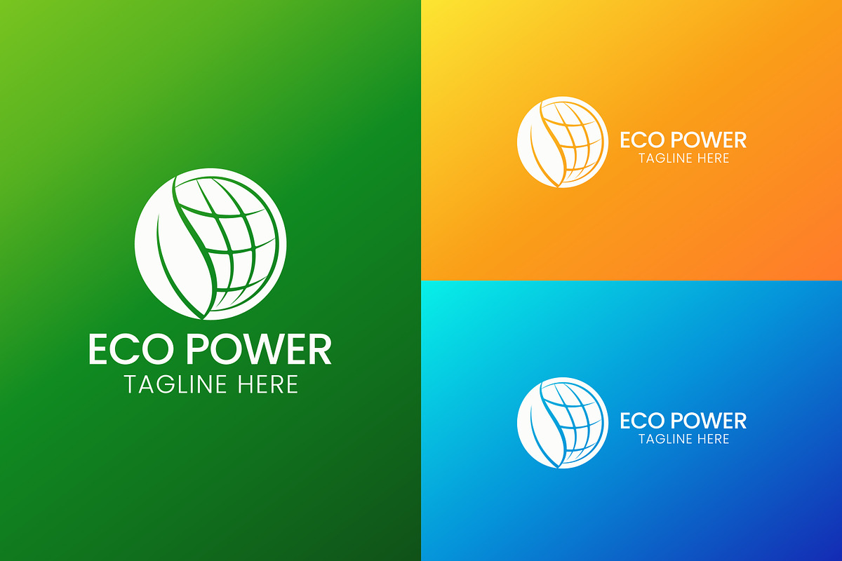 Eco Power Renewable Energy Logo, a Branding & Logo Template by Signatoro (Photo 3 of 3)
