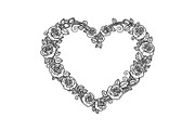 Floral Heart Frame SVG Bundle, an Illustration by Designs_River (Thumbnail 30 of 31)