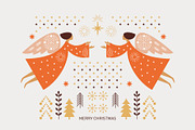 Christmas Angel, a Seasonal Illustration by lenlis (Thumbnail 3 of 12)