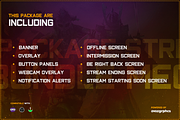 STREAM PACKAGE MEGA BUNDLE V2, a Social Media Template by Creathift (Thumbnail 2 of 19)