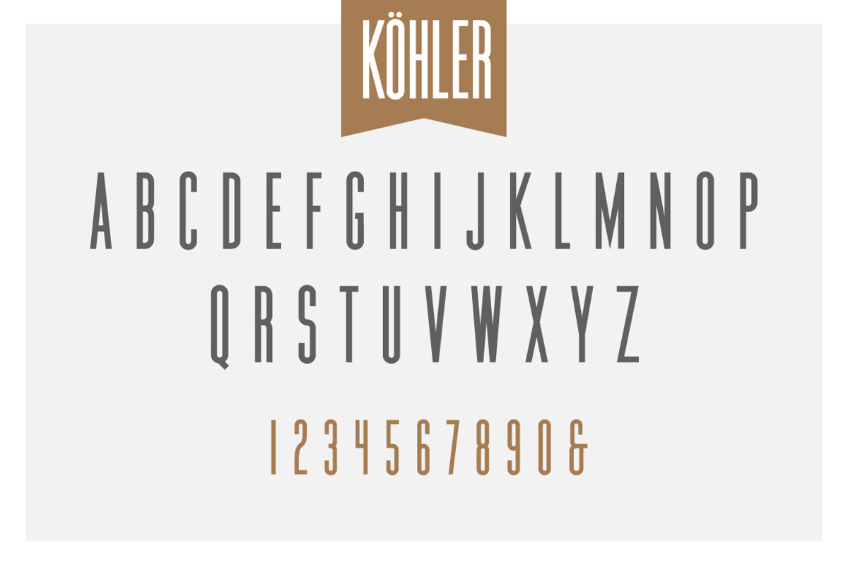 Köhler | Ultra Condensed Family preview 2