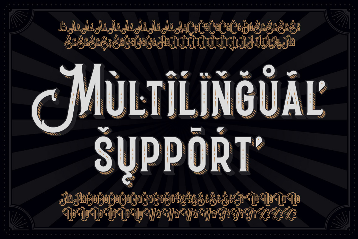 Black Queen font + bonus graphics, a Serif Font by Gleb Guralnyk (Photo 4 of 6)