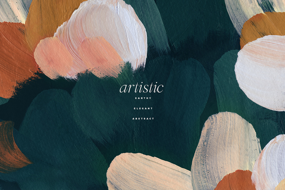 BUNDLE Abstract Painted Backgrounds, a Texture Graphic by Basia Stryjecka (Photo 34 of 59)