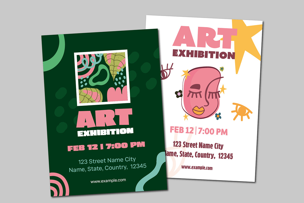 Art Exhibition Invitation, a Templates & Theme by studiogstock (Photo 2 of 2)