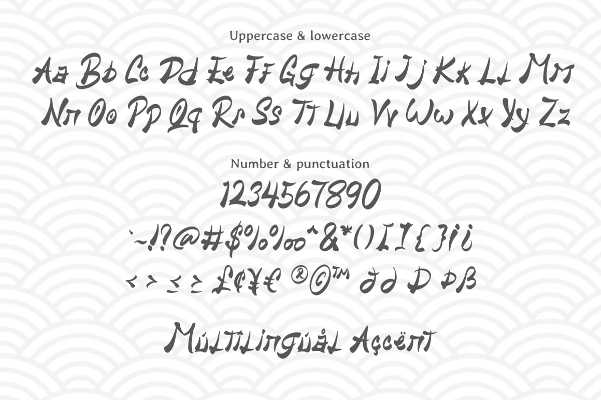Hiany Lau - Chinese Display Font, a Script Font by Attype (Photo 8 of 8)