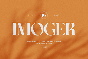 Imoger Elegant Serif Font