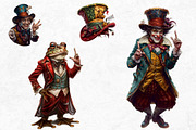 Alice in wonderland Clipart Set, a Person Illustration by ThatsDesignArt (Thumbnail 8 of 11)