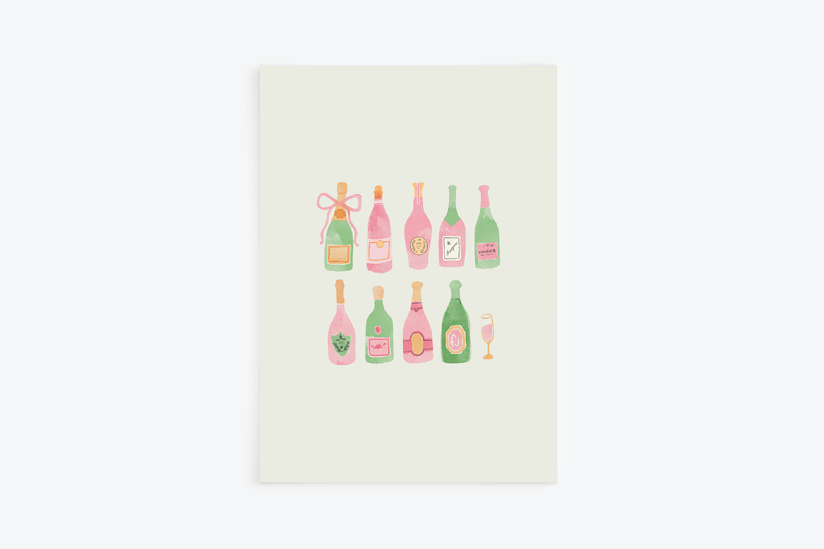 Champagne Clipart!, an Illustration by Jordyn Grace Design (Photo 4 of 4)