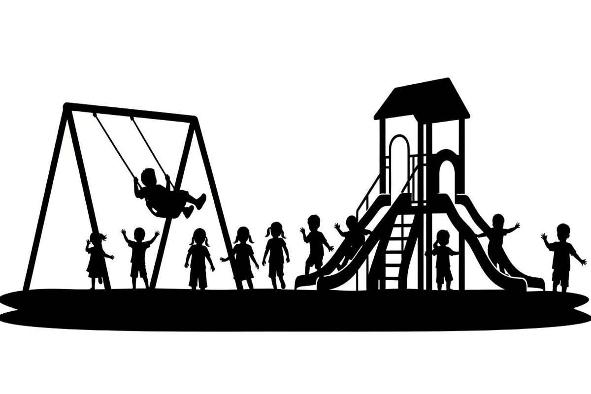 50 Kids Playground Silhouette Bundle, an Illustration by Gfx_Store (Photo 12 of 51)