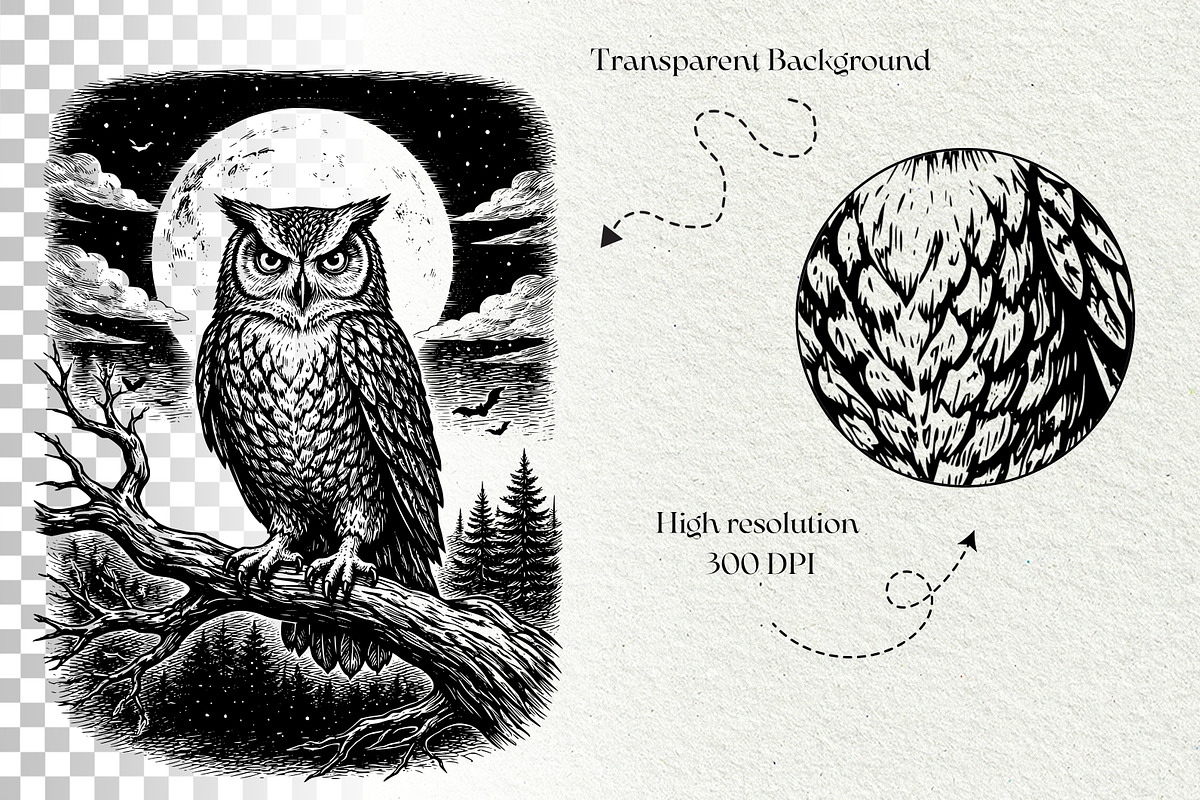 Halloween Owl SVG Graphics, a Seasonal Illustration by DENIDigitalArtSudio (Photo 6 of 6)