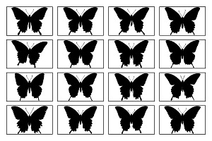Flying butterfly Silhouette Vector, an Animal Illustration by Unique Design Team