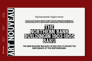 TA Bankslab Art Nouveau, a Slab Serif Font by TAFT Foundry